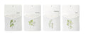 White Ceramic Herb Wall Pocket Set of 4 SpadezStore