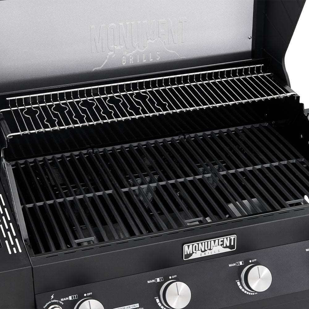 Monument Grills Denali 425 | Black Smart Tech Propane Gas Grill SpadezStore