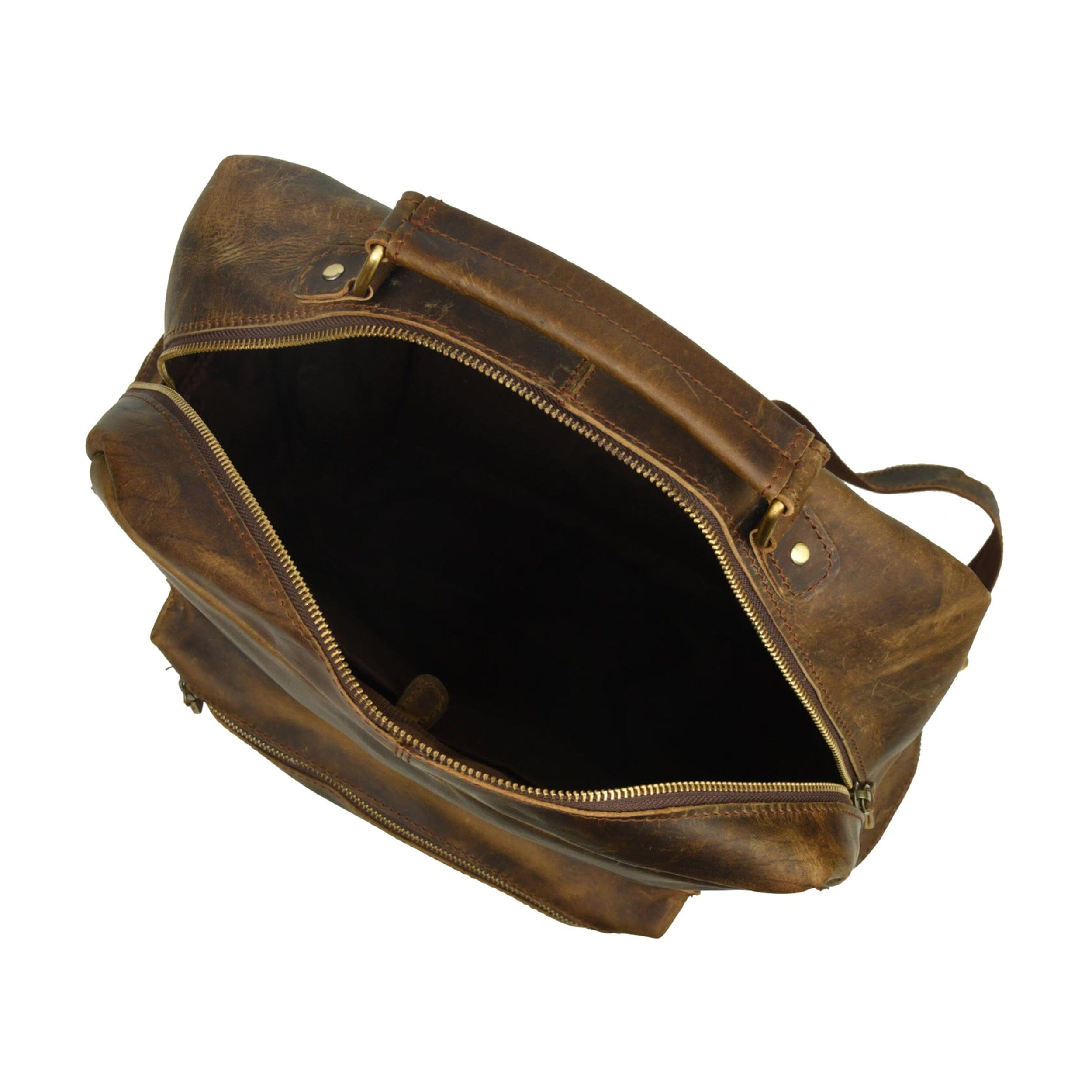 Classy Leather Bags Barclay Buffalo Backpack SpadezStore