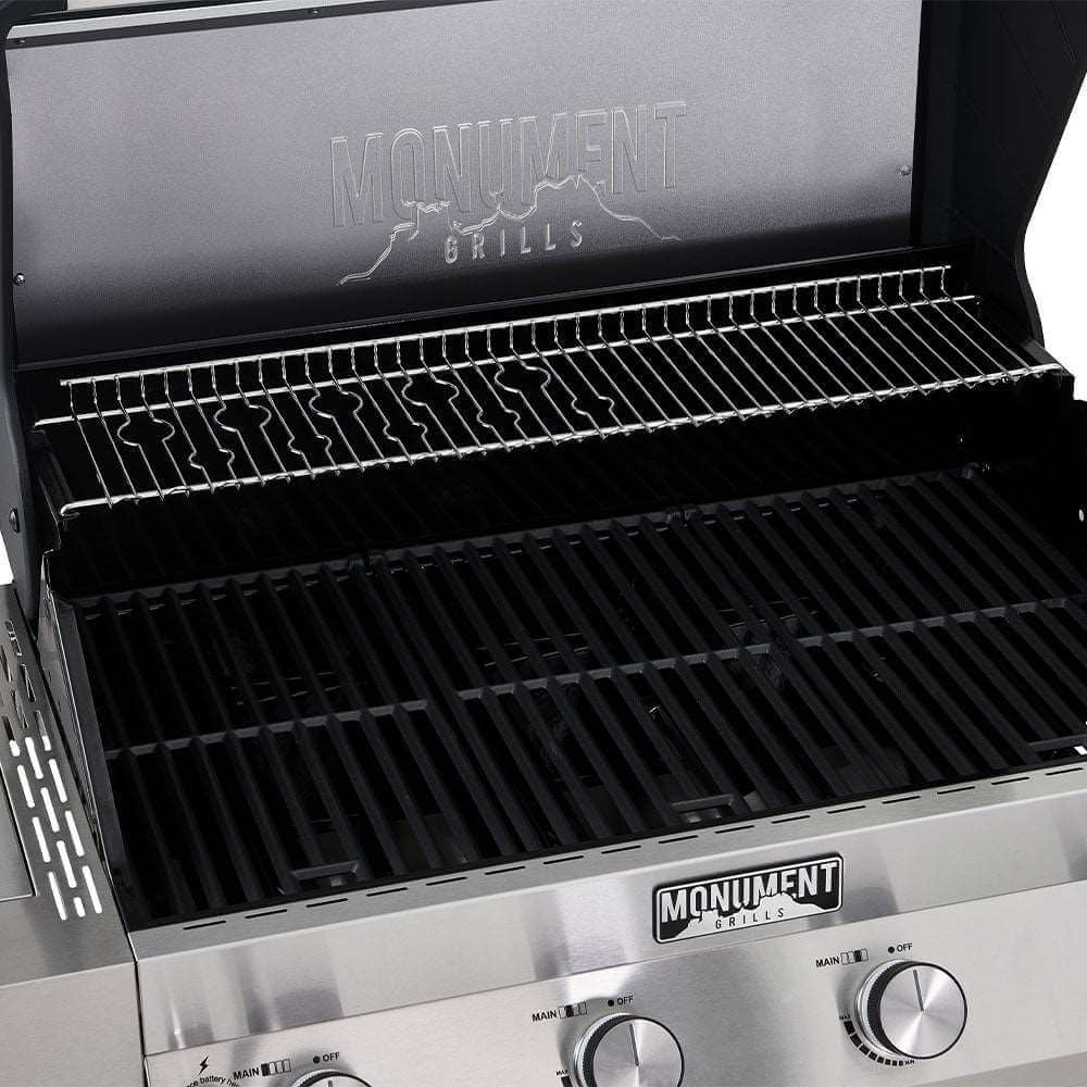 Monument Grills Denali 405 | Stainless Smart Tech Propane Gas Grill SpadezStore
