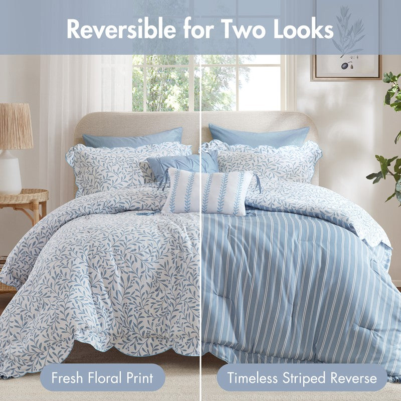 Madison Park Darcy 5 Piece Print Comforter Set SpadezStore