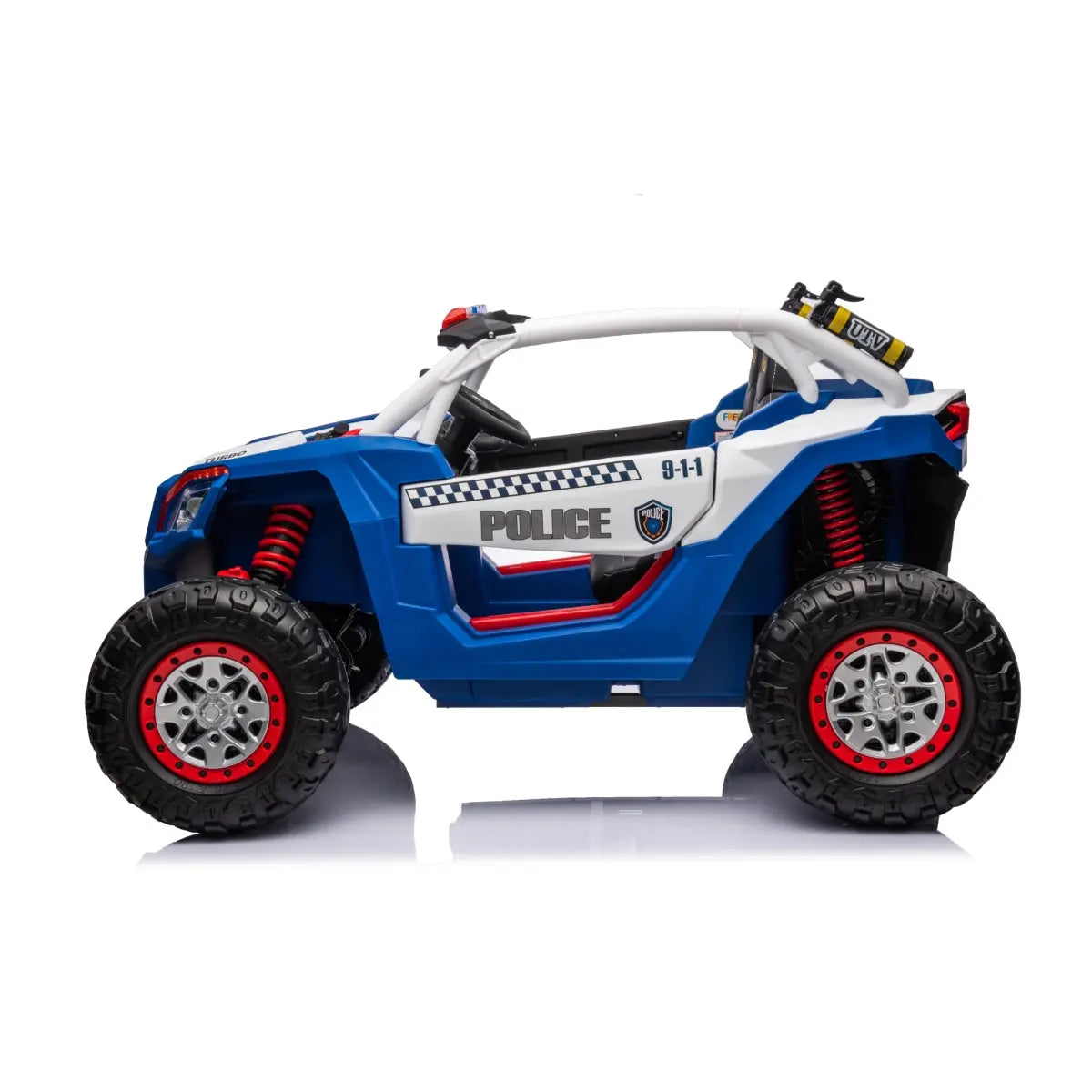 Freddo 24V Storm Police UTV 2-Seater for Kids with Lights & Sirens for Action-Packed Adventures SpadezStore