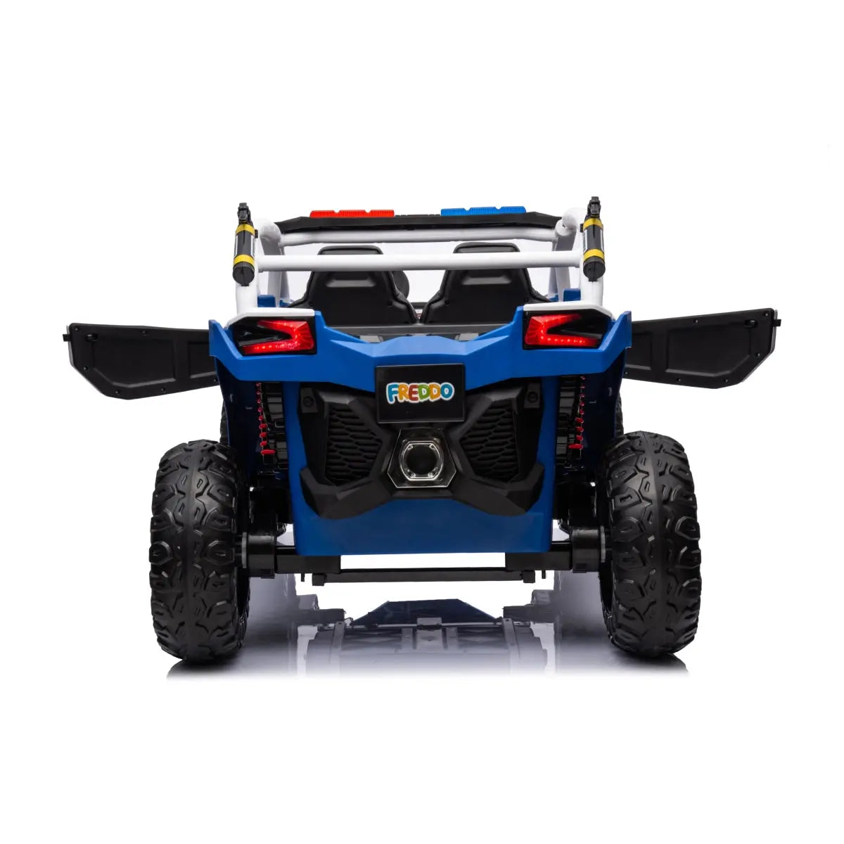 Freddo 24V Storm Police UTV 2-Seater for Kids with Lights & Sirens for Action-Packed Adventures SpadezStore