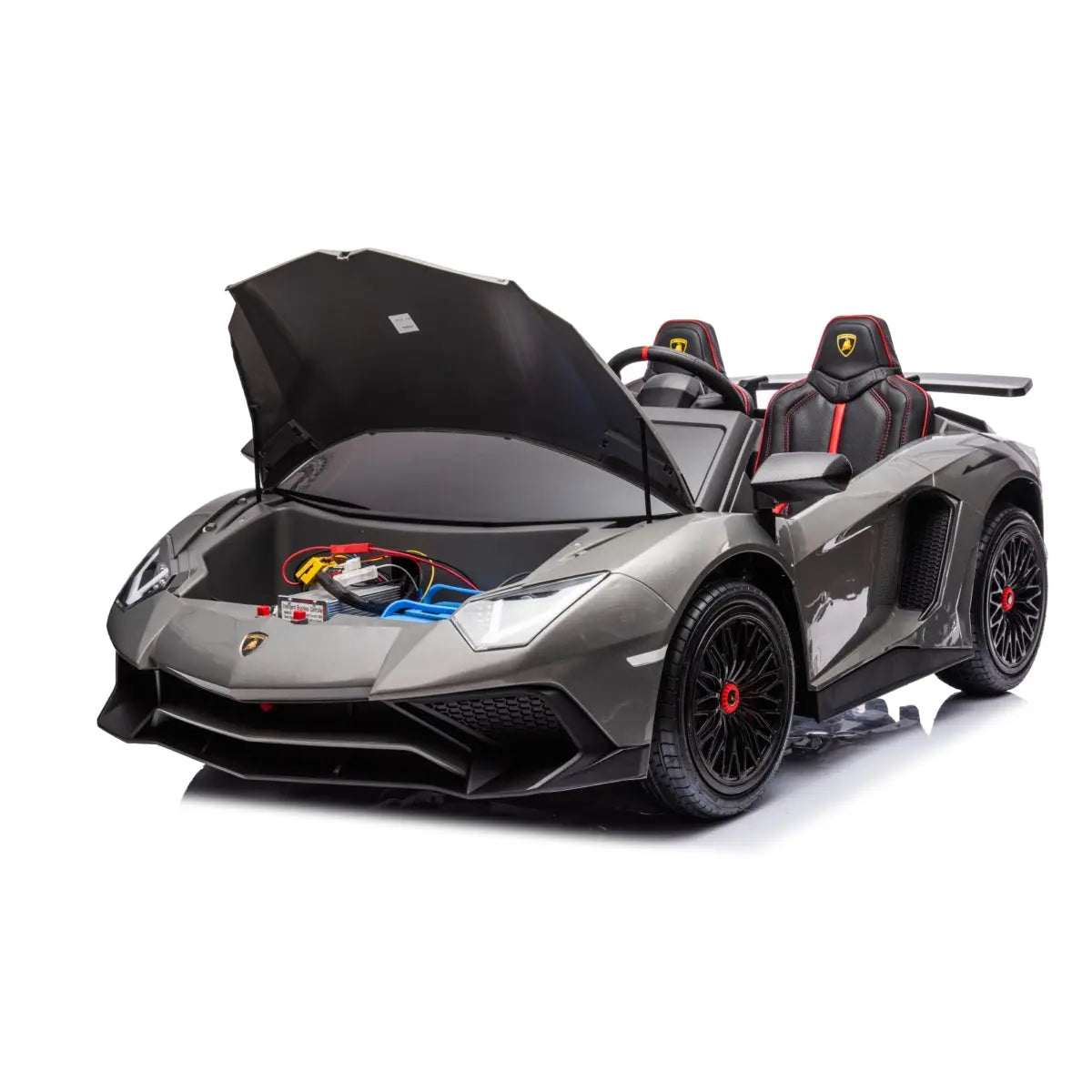 Freddo 24V Lamborghini Aventador 2 Seater Ride On Car for Kids: Advanced Brushless Motor & Differential for High-Octane Fun SpadezStore