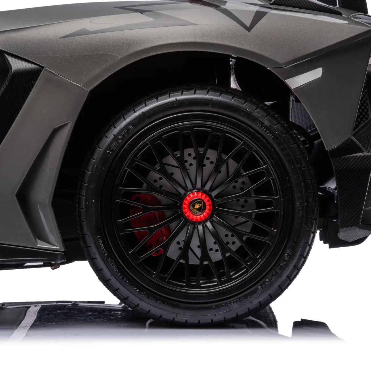 Freddo 24V Lamborghini Aventador 2 Seater Ride On Car for Kids: Advanced Brushless Motor & Differential for High-Octane Fun SpadezStore