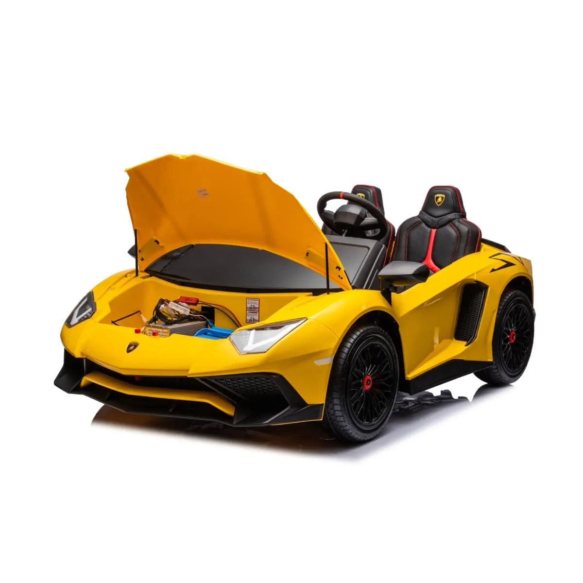 Freddo 24V Lamborghini Aventador 2 Seater Ride On Car for Kids: Advanced Brushless Motor & Differential for High-Octane Fun SpadezStore