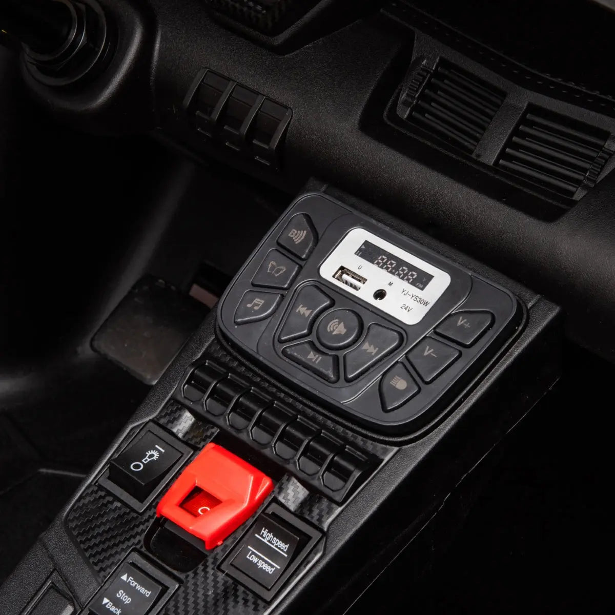 Freddo 24V Lamborghini Aventador 2 Seater Ride On Car for Kids: Advanced Brushless Motor & Differential for High-Octane Fun SpadezStore