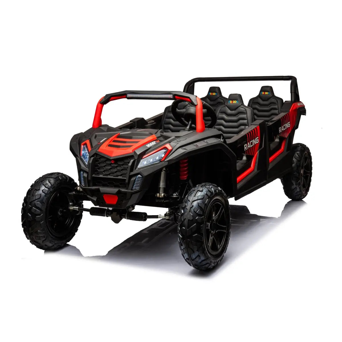 Freddo 48V Beast XL: World's Fastest Kids' 4-Seater Dune Buggy with Advanced Brushless Motor & Precision Differential SpadezStore