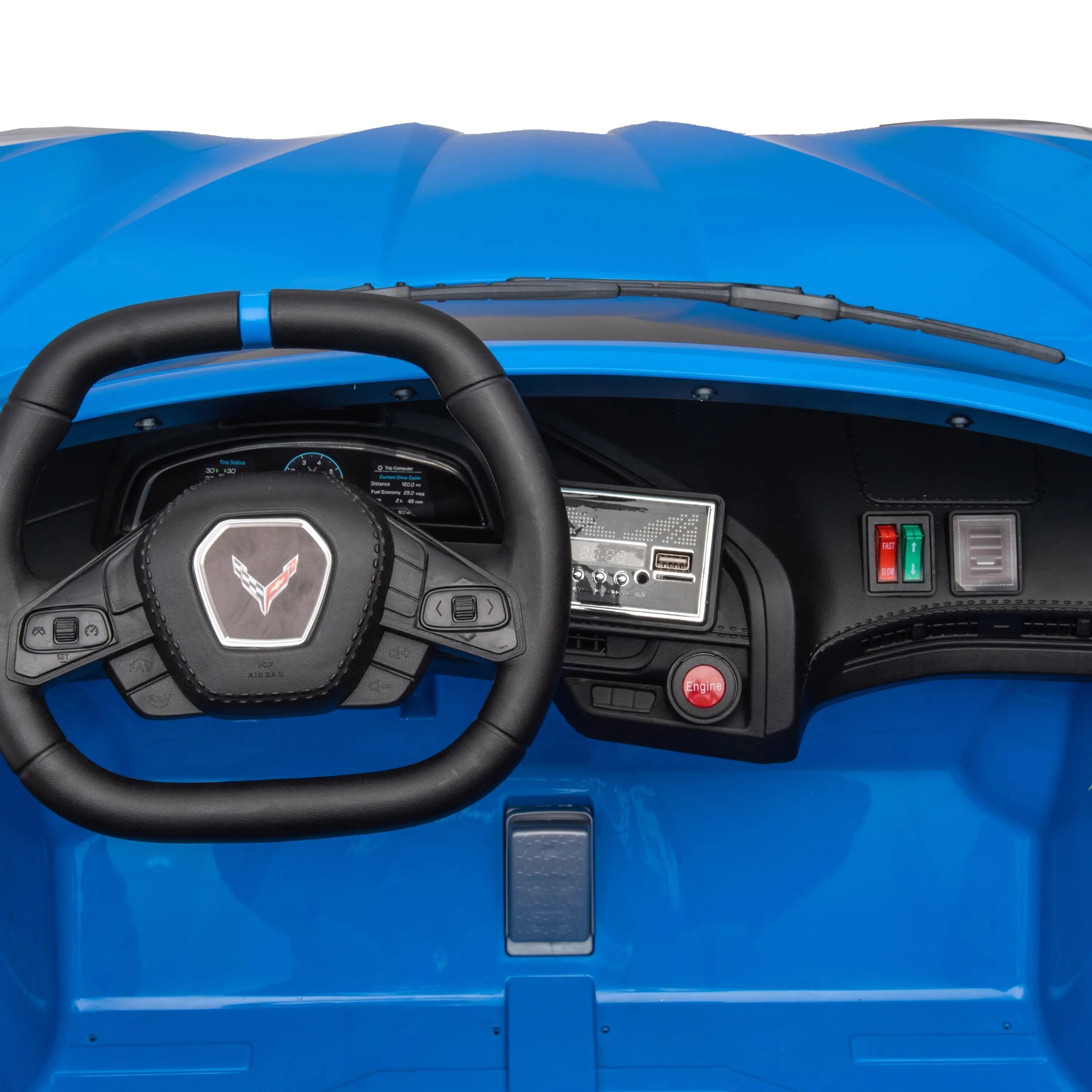 Freddo 24V Chevrolet Corvette C8 2 Seater Ride on Car SpadezStore