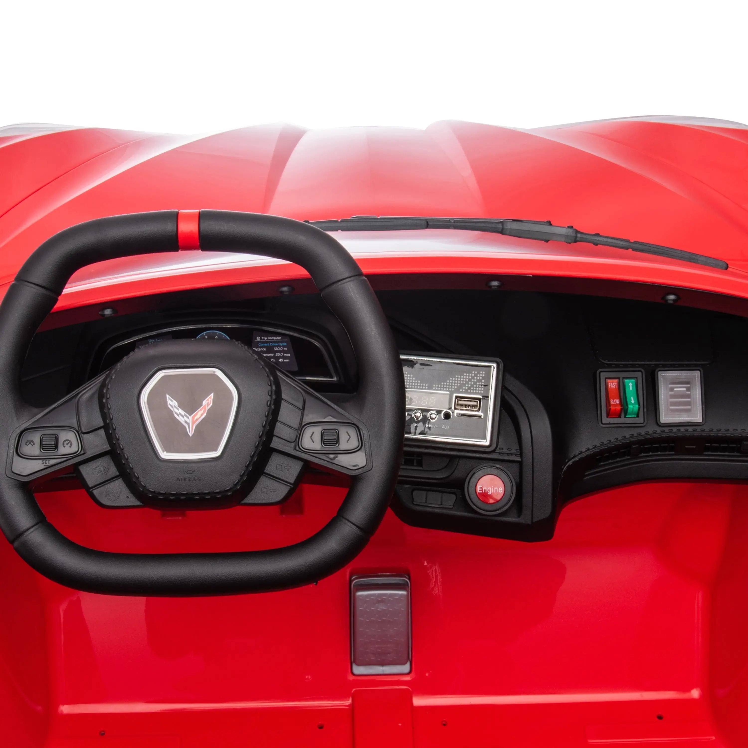 Freddo 24V Chevrolet Corvette C8 2 Seater Ride on Car SpadezStore