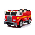 Freddo 24V Fire Truck 2-Seater Ride on SpadezStore