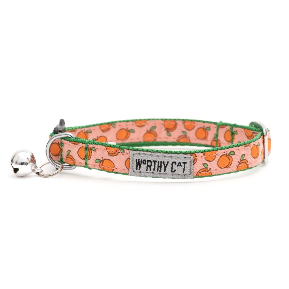 The Worthy Dog Peachy Keen Cat Collar SpadezStore