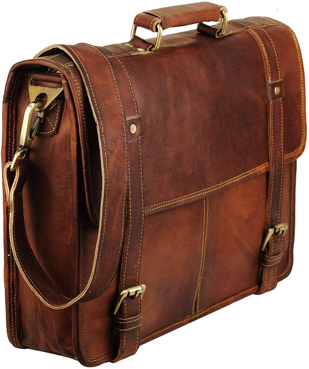 Classy Leather Bags The Chicago Messenger SpadezStore