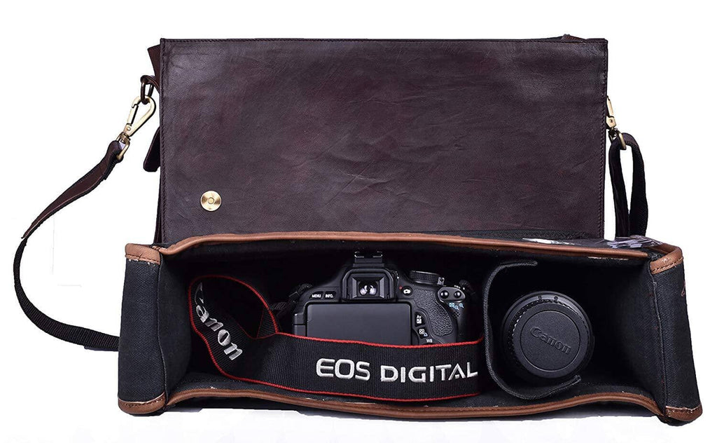 Classy Leather Bags The Finch Camera Bag SpadezStore
