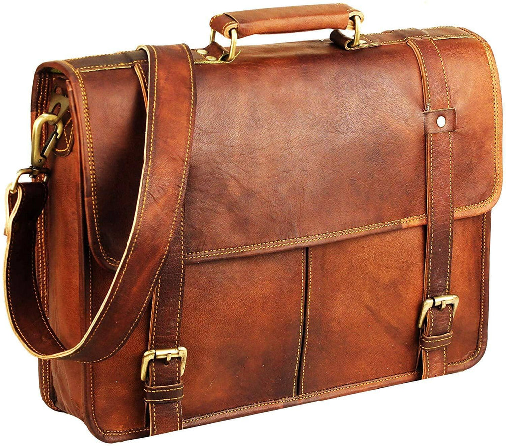 Classy Leather Bags The Chicago Messenger SpadezStore