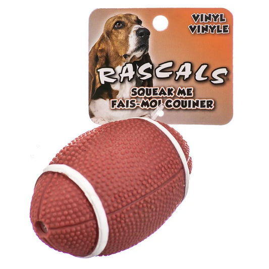 Coastal Pet Rascals Vinyl Football Dog Toy SpadezStore