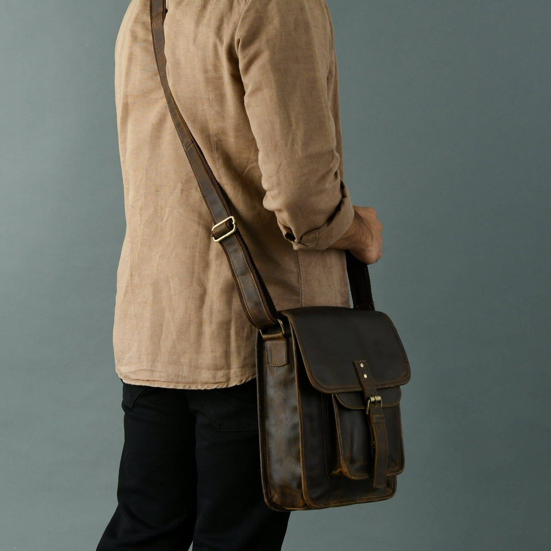 Classy Leather Bags Urban Messenger Bag SpadezStore