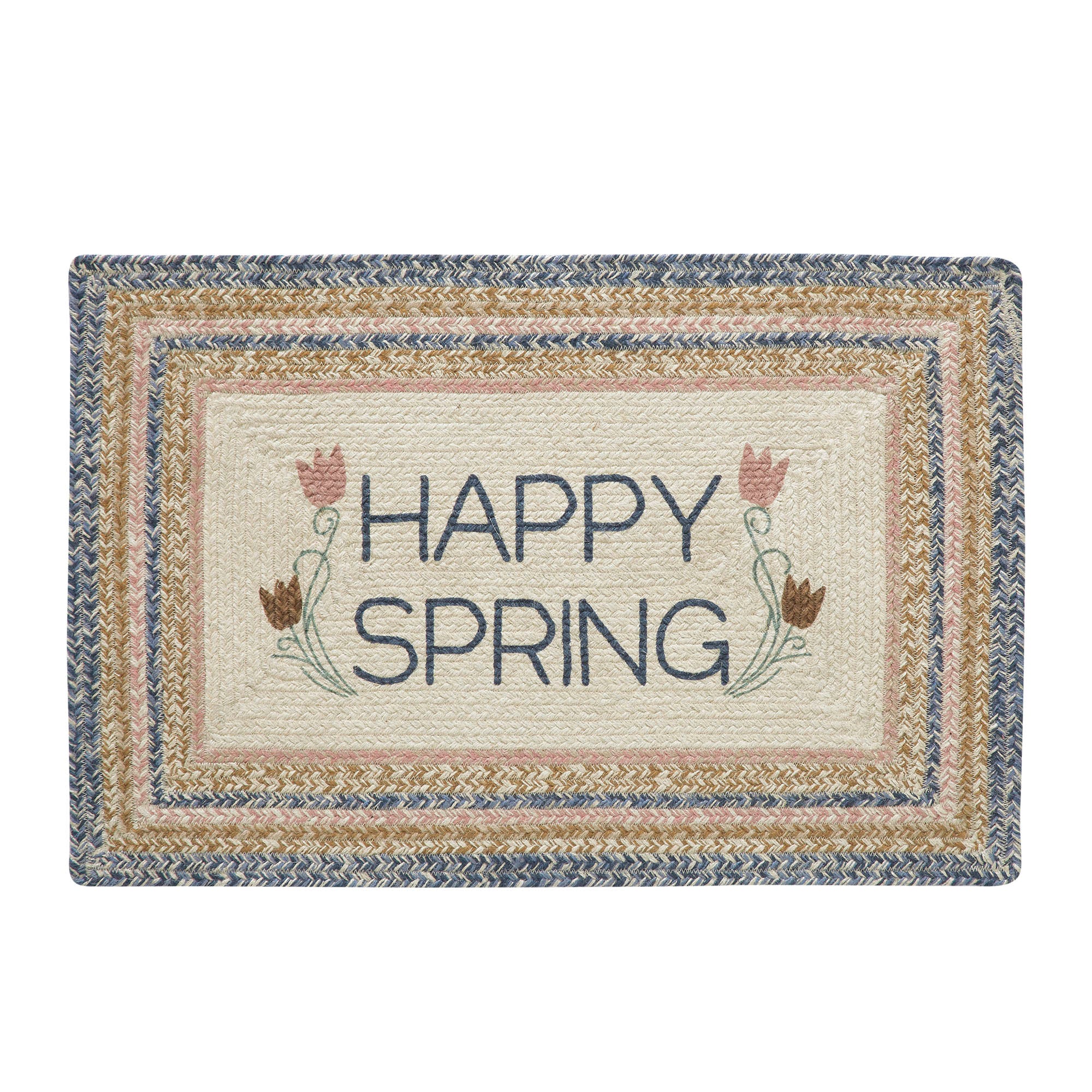 Kaila Happy Spring Jute Rug Rect 20x30 SpadezStore