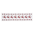 Scandia Snowflake Red White Runner 12x48 SpadezStore