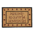 Connell Coir Welcome Rug Rect Stars 20x30 SpadezStore