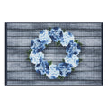 Finders Keepers Hydrangea Wreath Nylon Rug Rect 16x24 SpadezStore