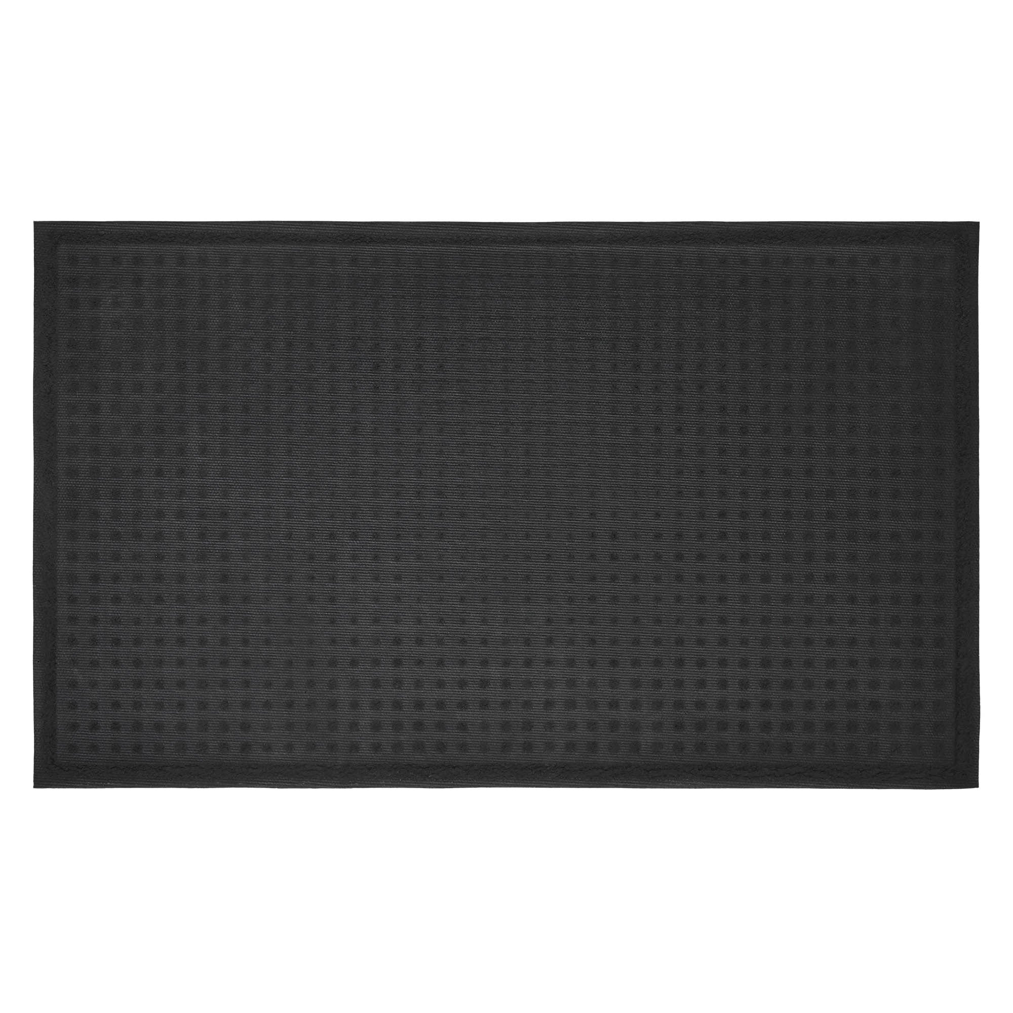 Finders Keepers Hydrangea Wreath Nylon Rug Rect 17.5x29.5 SpadezStore