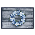 Finders Keepers Hydrangea Wreath Nylon Rug Rect 24x36 SpadezStore
