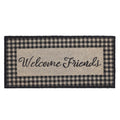 Finders Keepers Welcome Friends Coir Rug Rect 17x36 SpadezStore