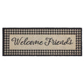 Finders Keepers Welcome Friends Coir Rug Rect 17x48 SpadezStore