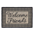 Finders Keepers Welcome Friends Coir Rug Rect 20x30 SpadezStore