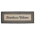 Finders Keepers Farmhouse Welcome Coir Rug Rect 17x48 SpadezStore