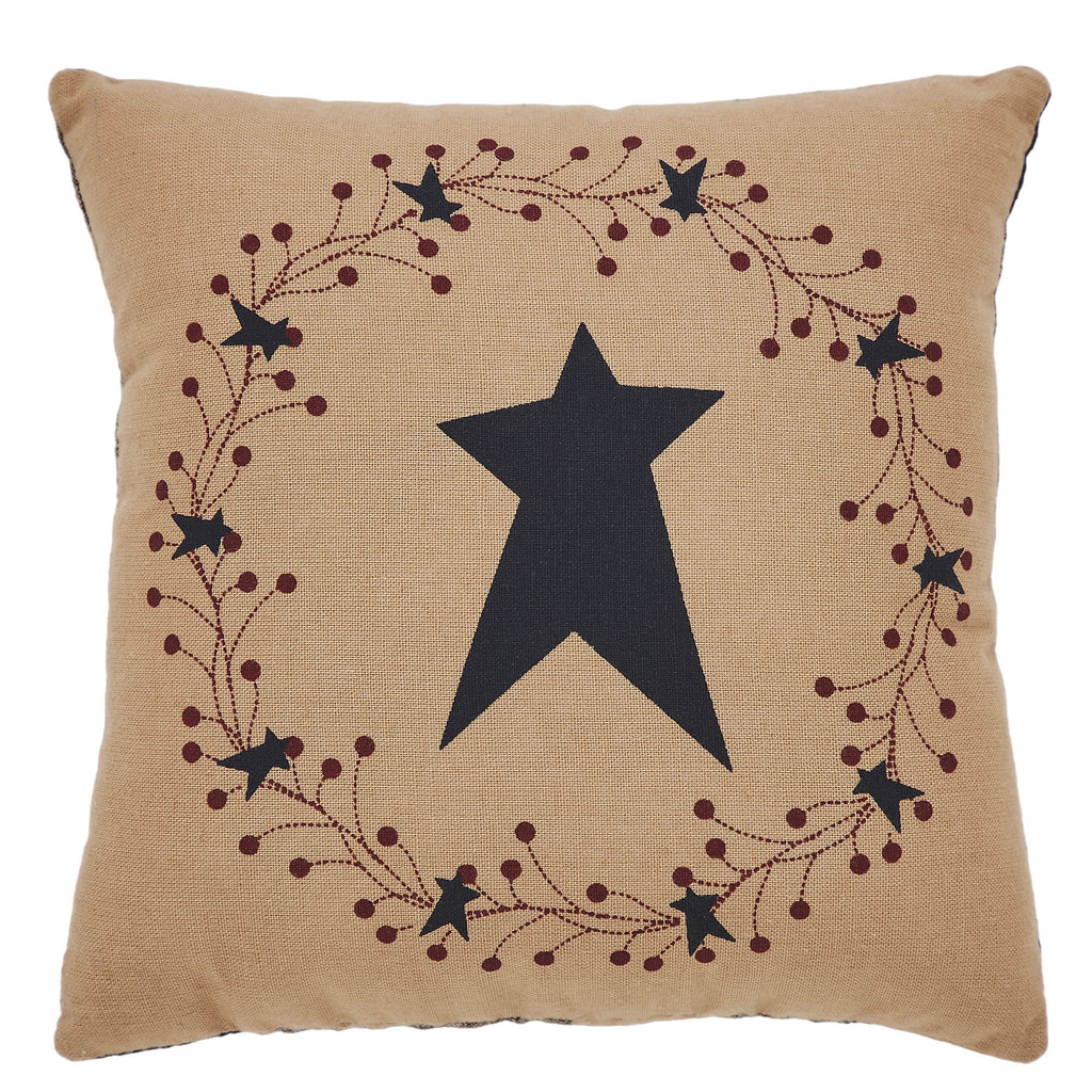 Pip Vinestar Wreath Pillow 6x6 SpadezStore