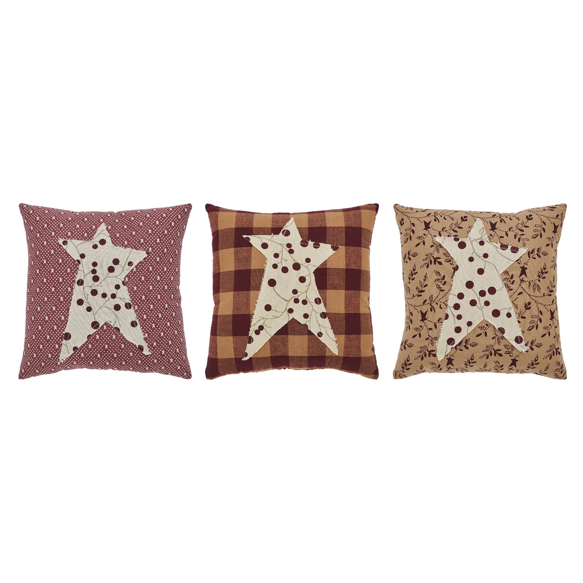 Pip Vinestar Pillow Set of 3 9x9 SpadezStore