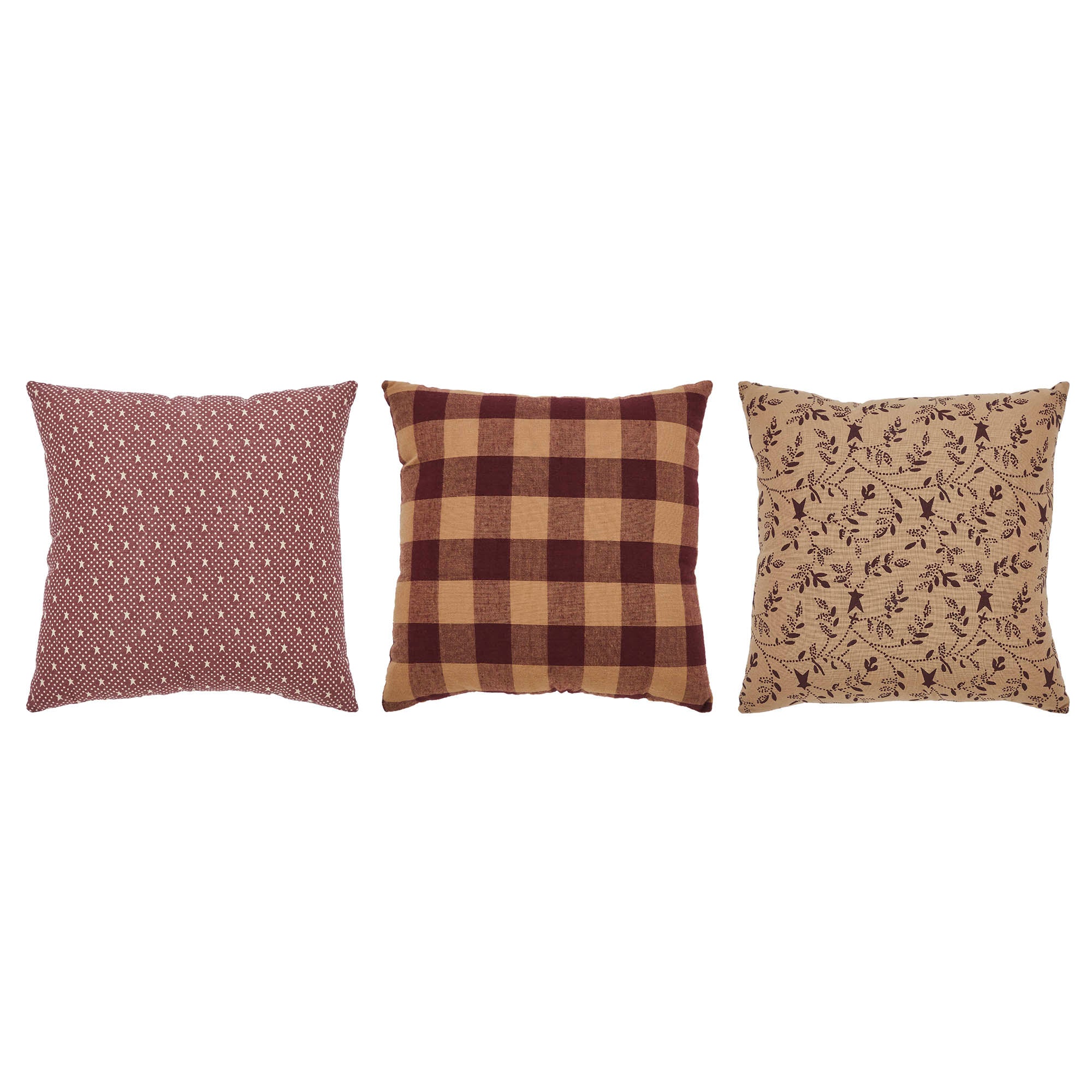 Pip Vinestar Pillow Set of 3 9x9 SpadezStore