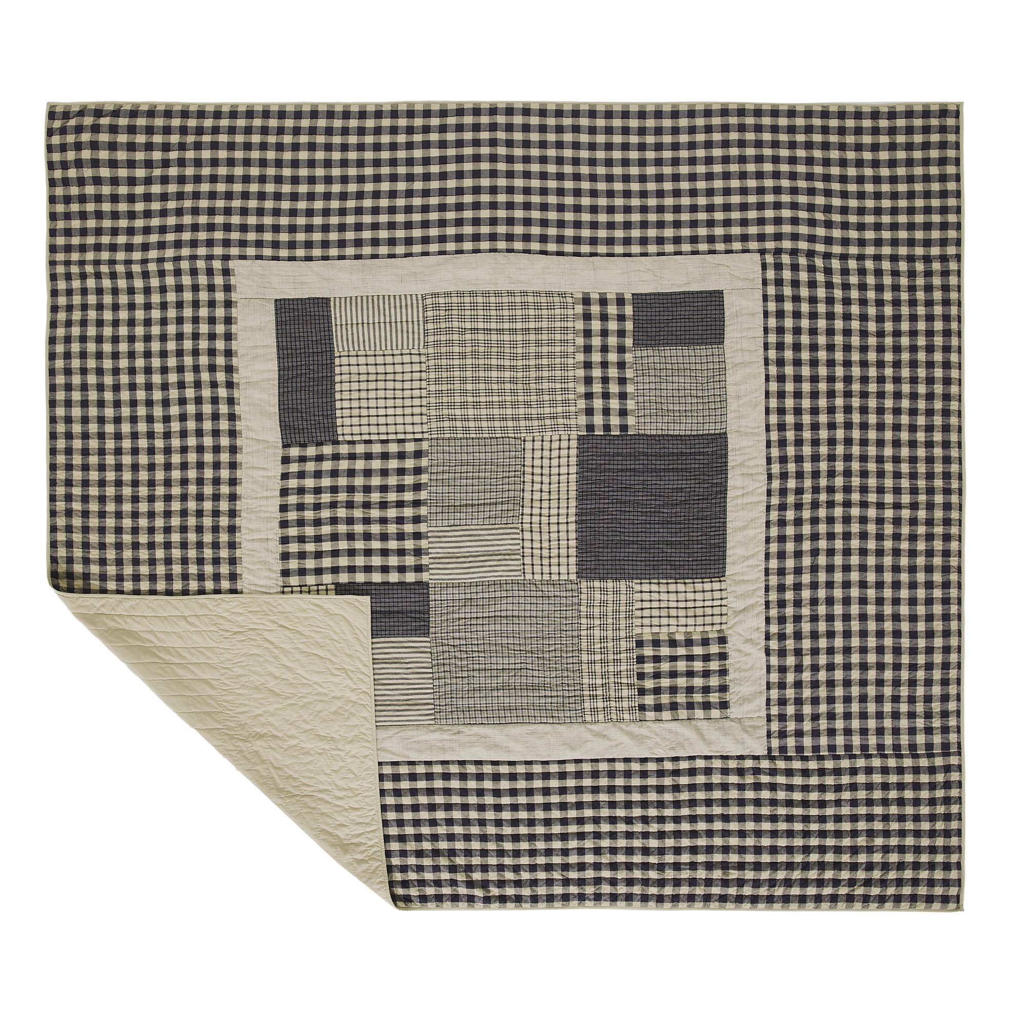 My Country King Quilt 106Wx97L SpadezStore