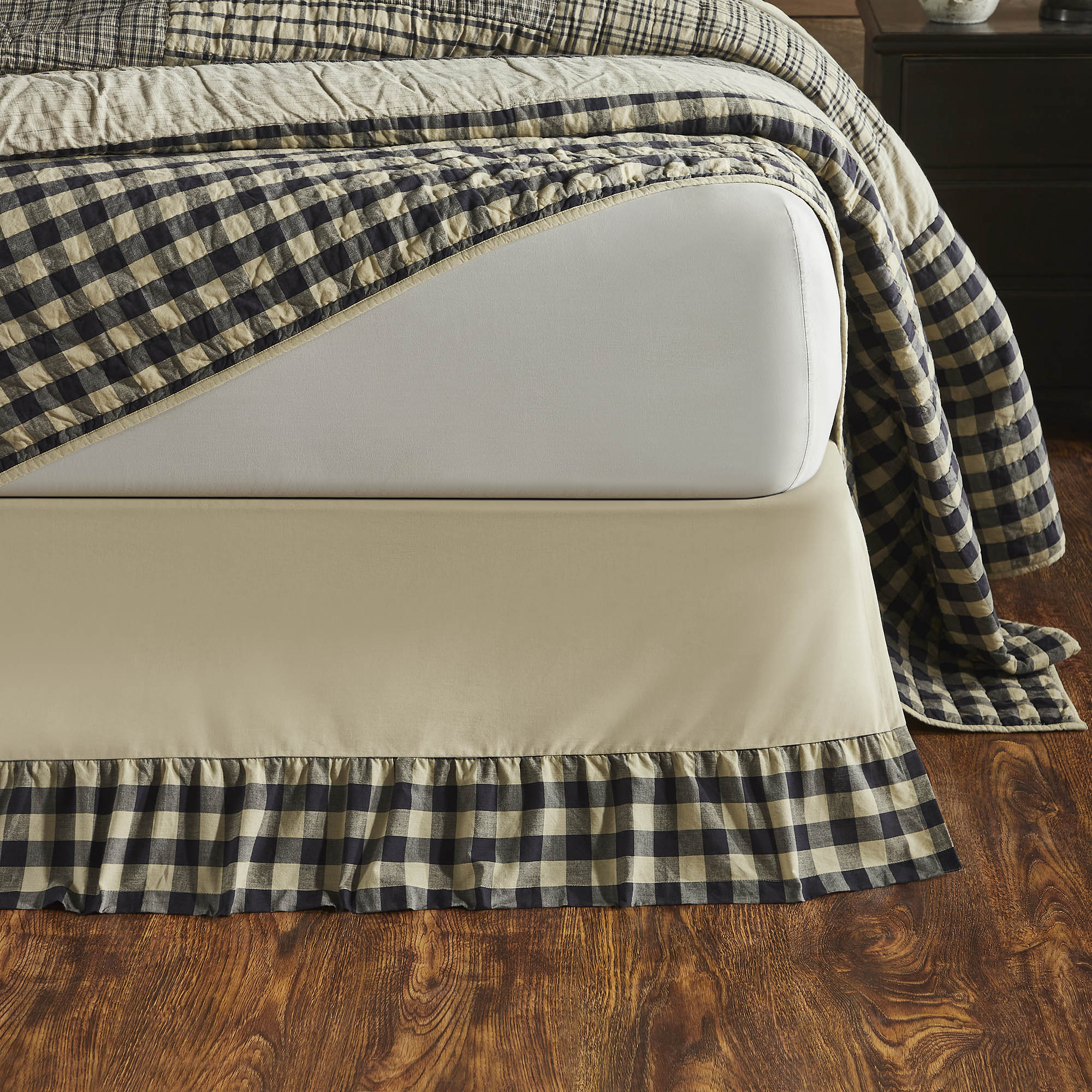 My Country Ruffled Queen Bed Skirt 60x80x16 SpadezStore