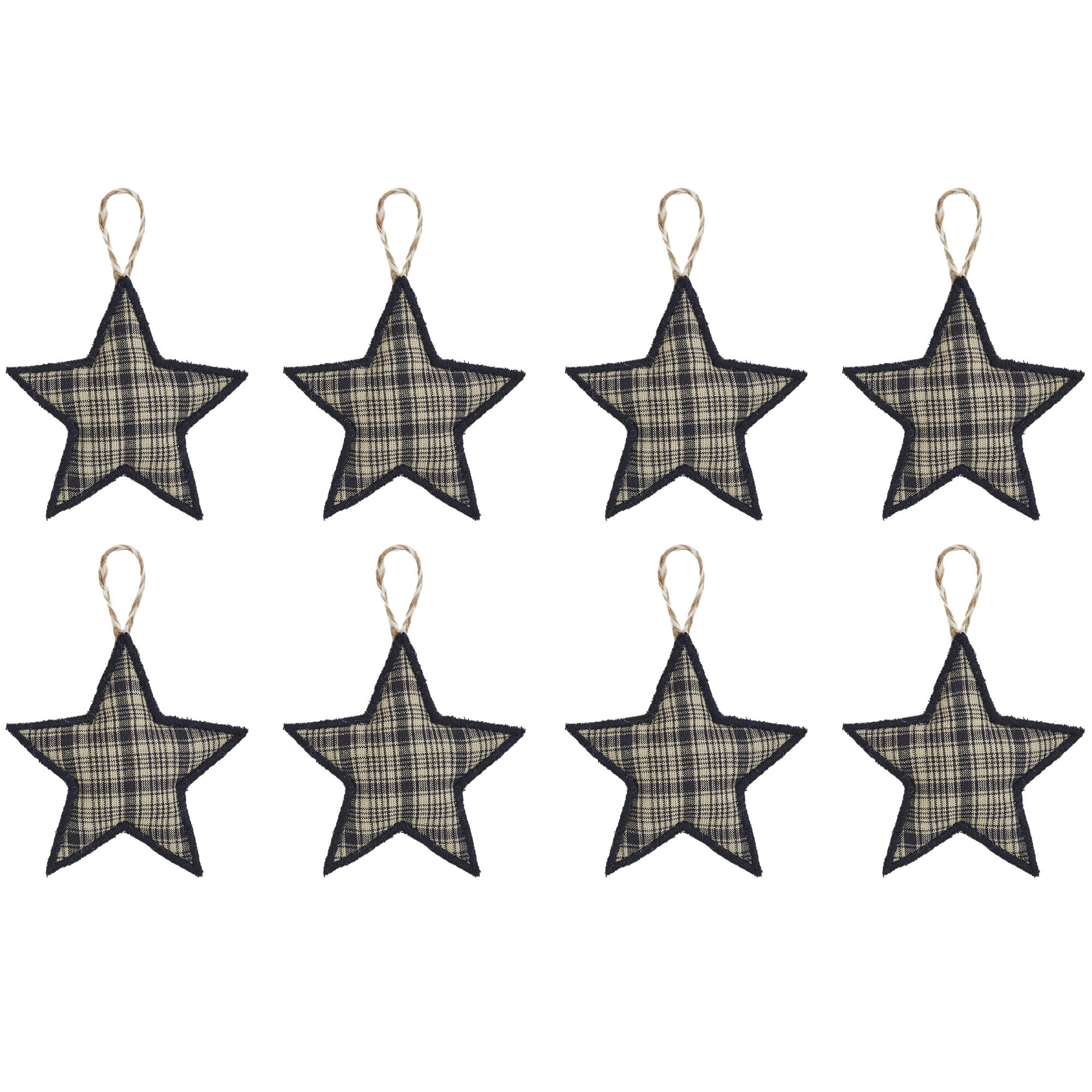 My Country Star Ornament Bowl Filler Set of 8 3.5x3.5 SpadezStore