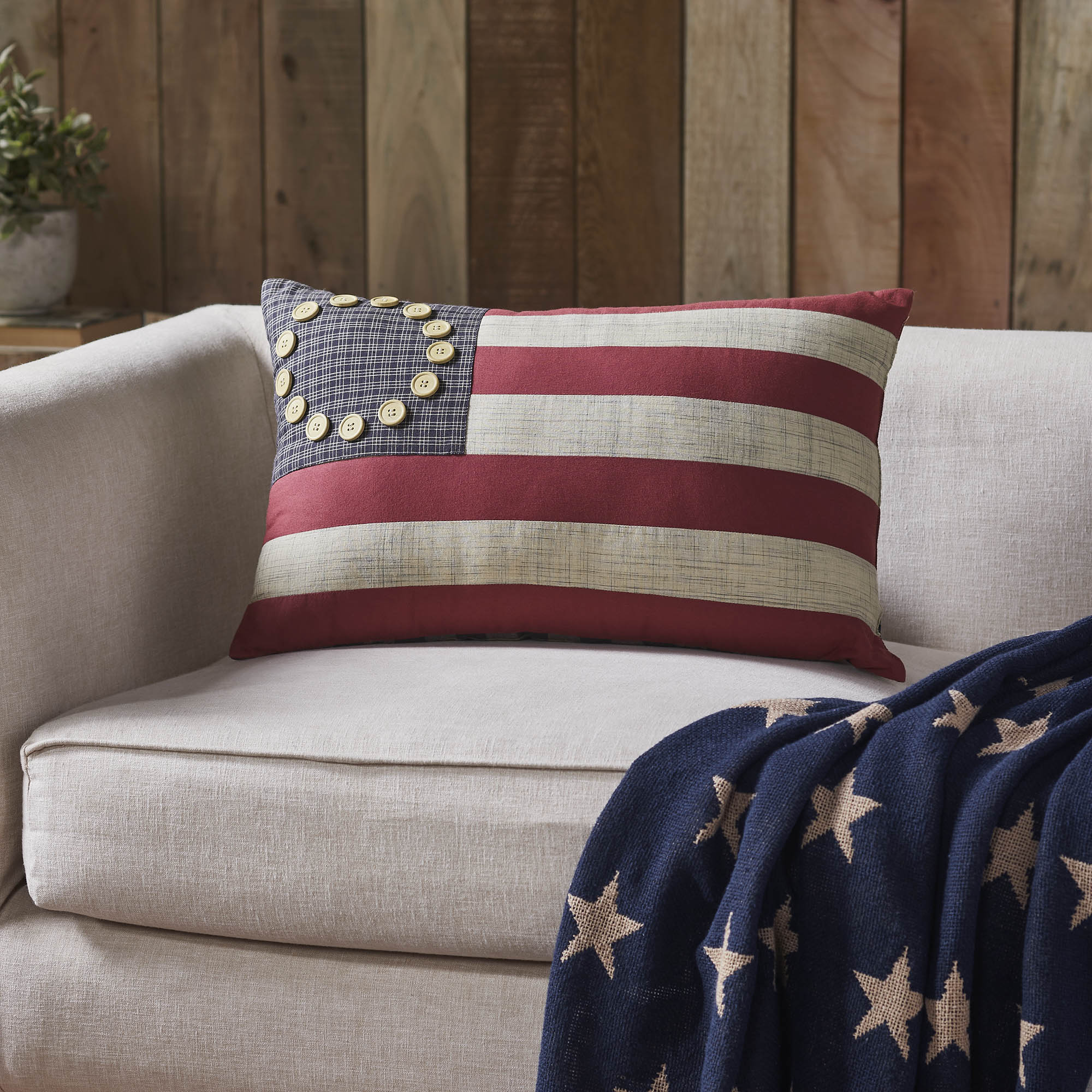 My Country Flag Pillow 14x22 SpadezStore