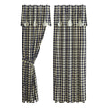 My Country Panel with Attached Scalloped Layered Valance Set of 2 84x40 SpadezStore