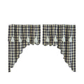 My Country Scalloped Layered Swag Set of 2 36x36x16 SpadezStore
