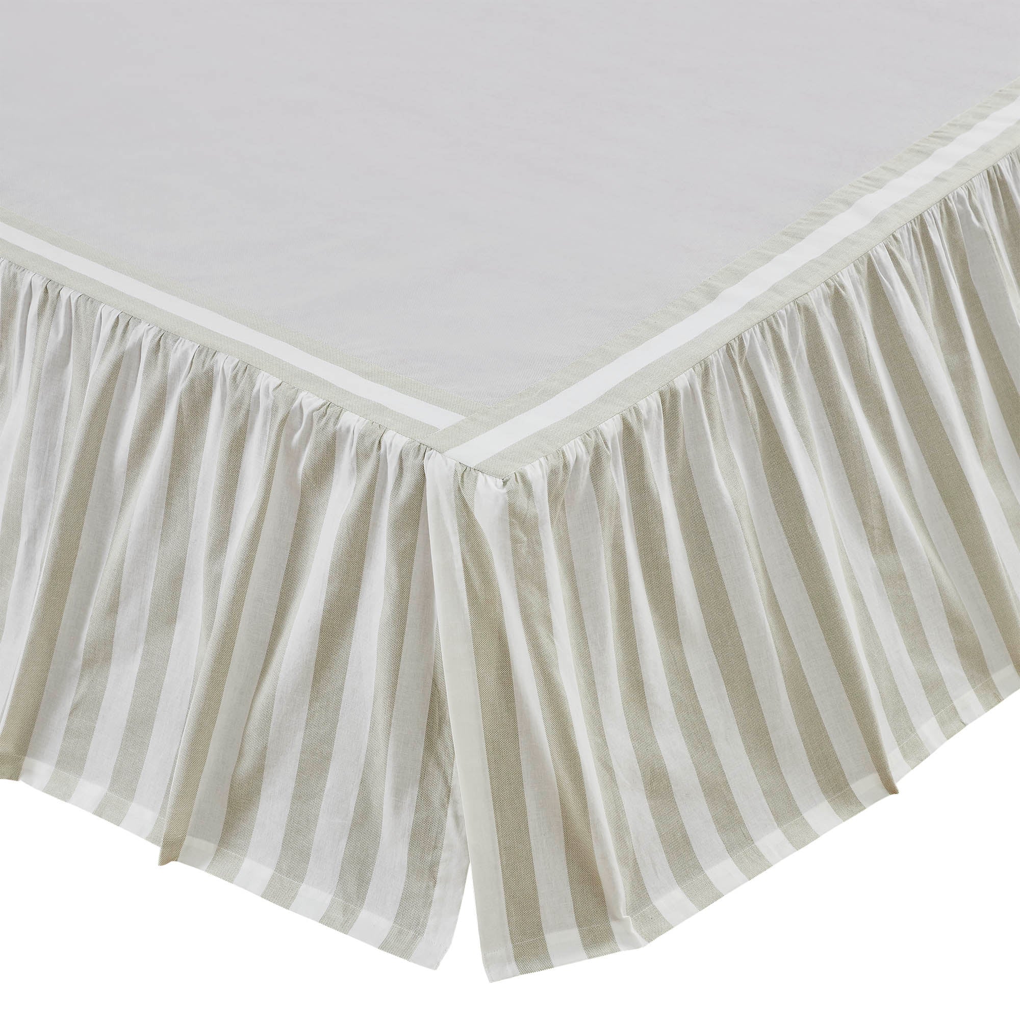 Finders Keepers Ruffled King Bed Skirt 78x80x16 SpadezStore