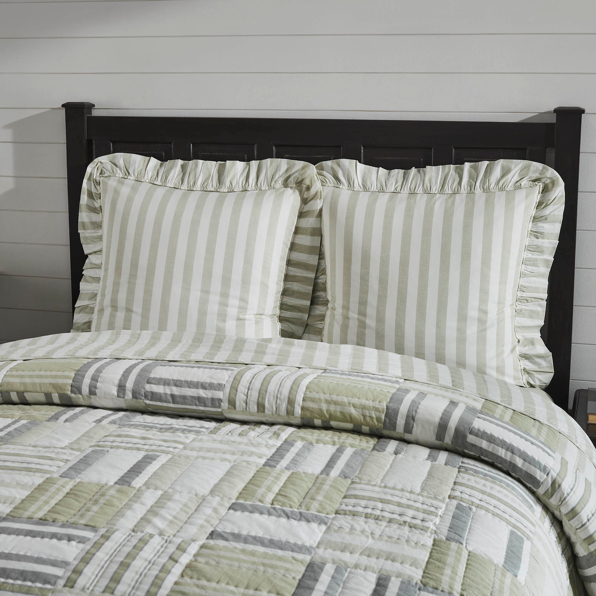 Finders Keepers Ruffled Fabric Euro Sham Set of 2 26x26 SpadezStore