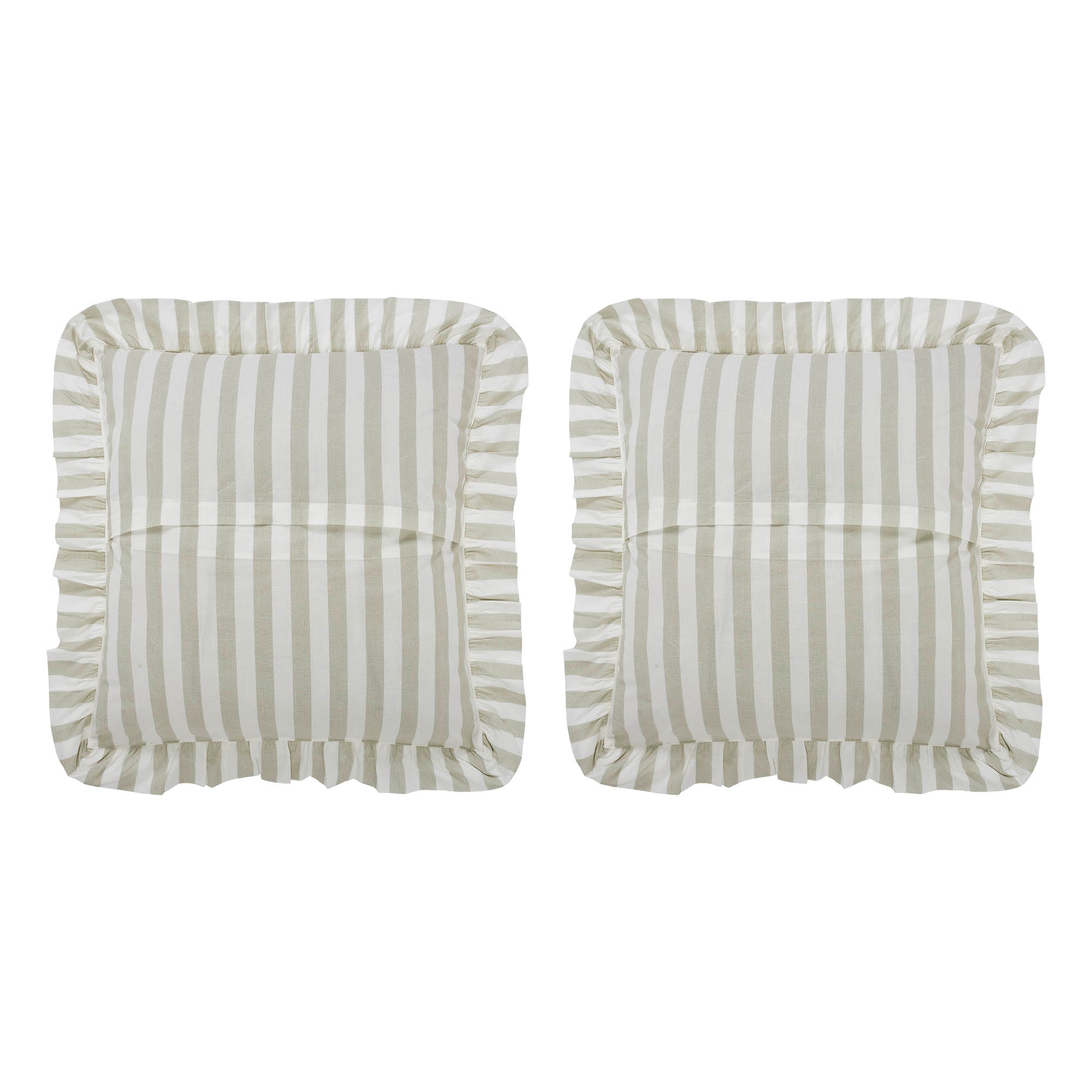 Finders Keepers Ruffled Fabric Euro Sham Set of 2 26x26 SpadezStore