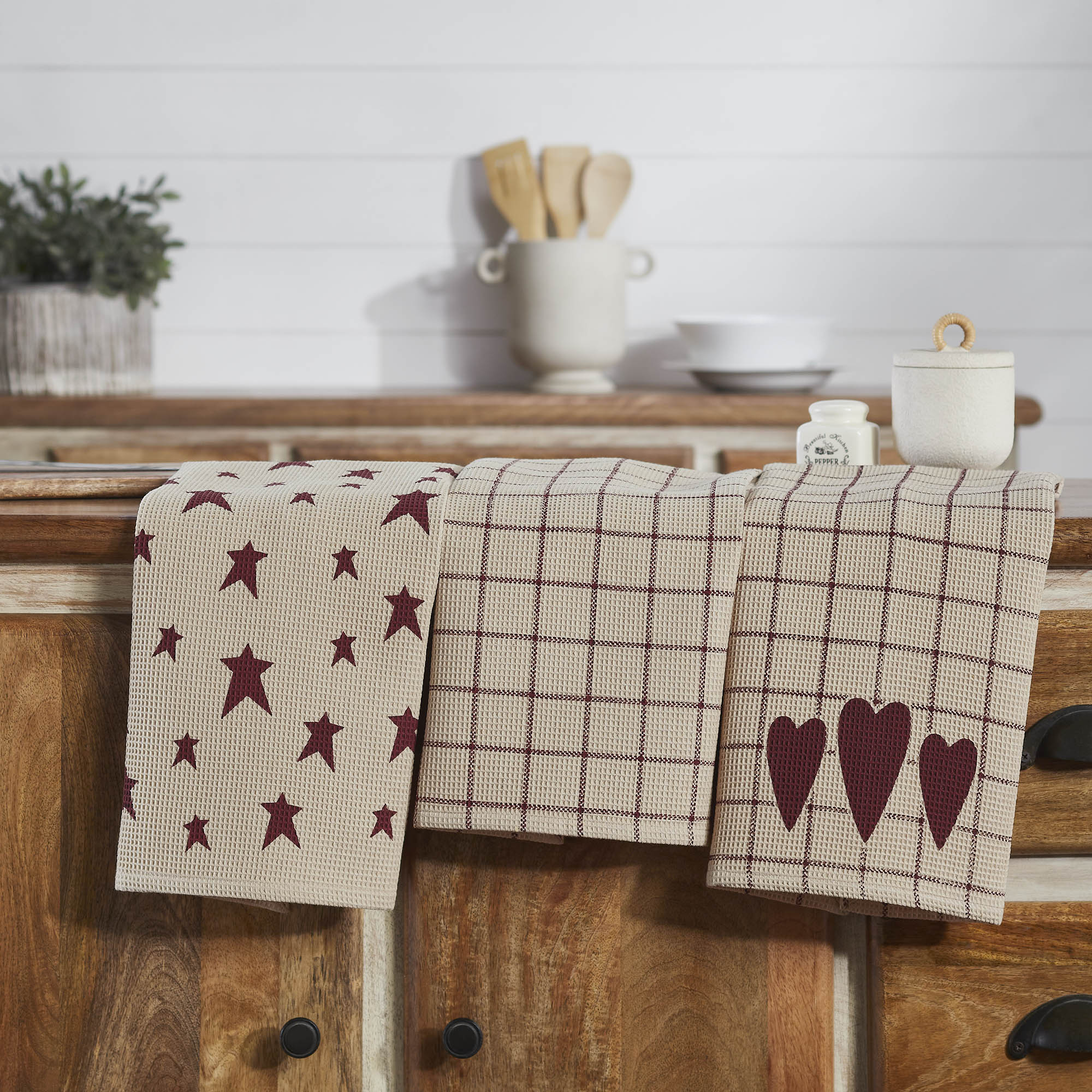 Connell Tea Towel Set of 3 19x28 SpadezStore
