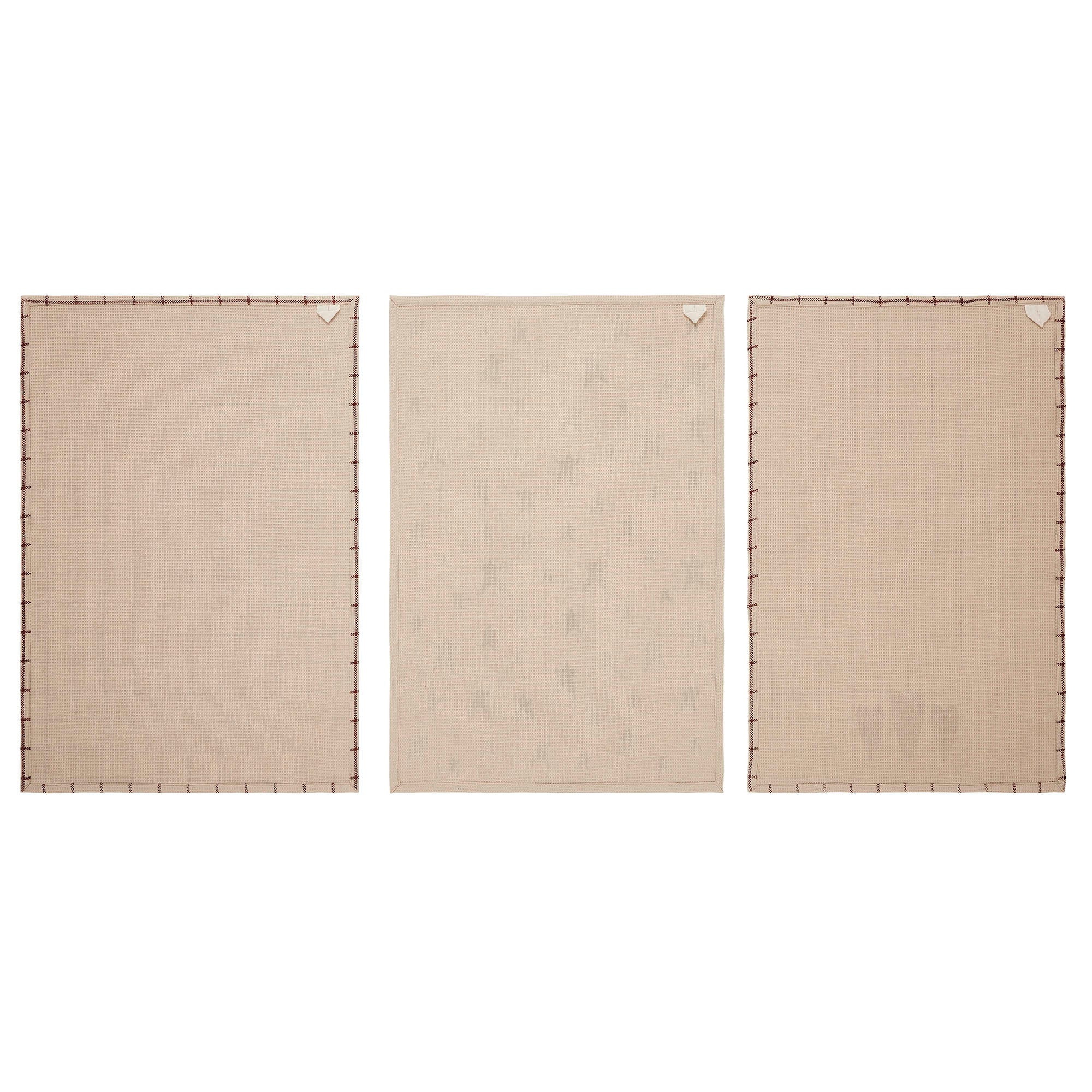 Connell Tea Towel Set of 3 19x28 SpadezStore