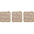 Connell Prim & Proper Pot Holder Set of 3 8x8 SpadezStore