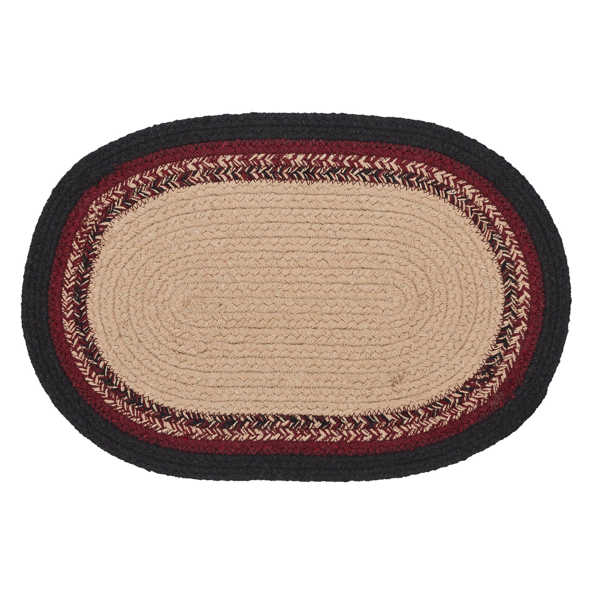 Connell Oval Placemat Stencil Stars 10x15 SpadezStore