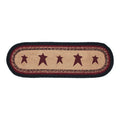Connell Oval Runner Stencil Stars 8x24 SpadezStore