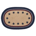 My Country Oval Placemat Stencil Stars 10x15 SpadezStore