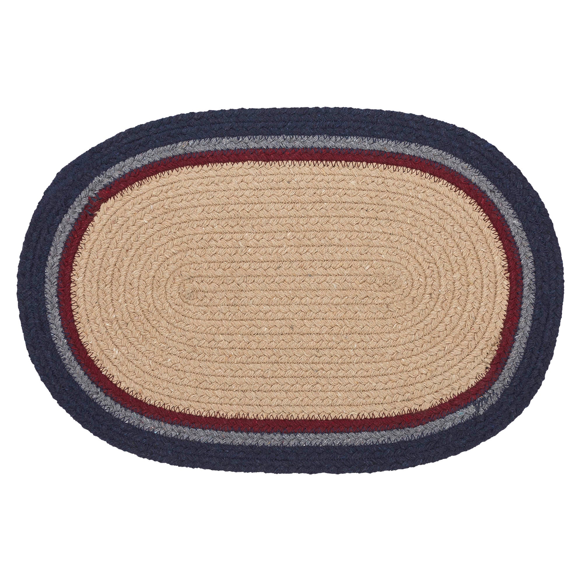 My Country Oval Placemat Stencil Stars 10x15 SpadezStore